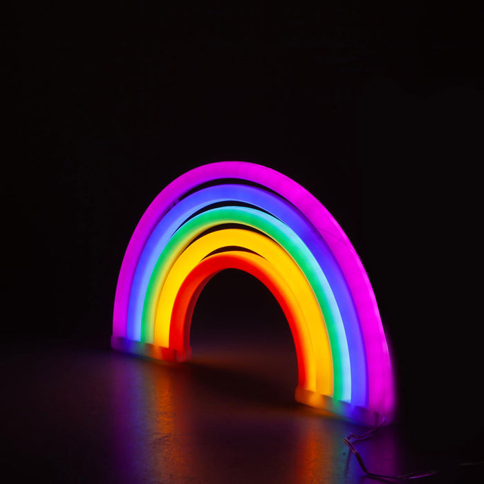 Novelty Light Rainbow Cute Lighting Decoration 28 x 17 x 1.8cm Multi-Coloured