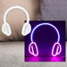 Headphone Mancave Neon Light USB Powered Multi - 28cm x 28cm