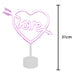 Novelty Love Light Home Room Decor Cute Lighting Decoration 31 x 18 x 4cm Multi-Coloured