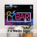 Bar Sign Mancave Neon Light USB Powered Multi - 22cm x 42cm