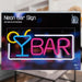 Bar Sign Mancave Neon Light USB Powered Multi - 22cm x 42cm