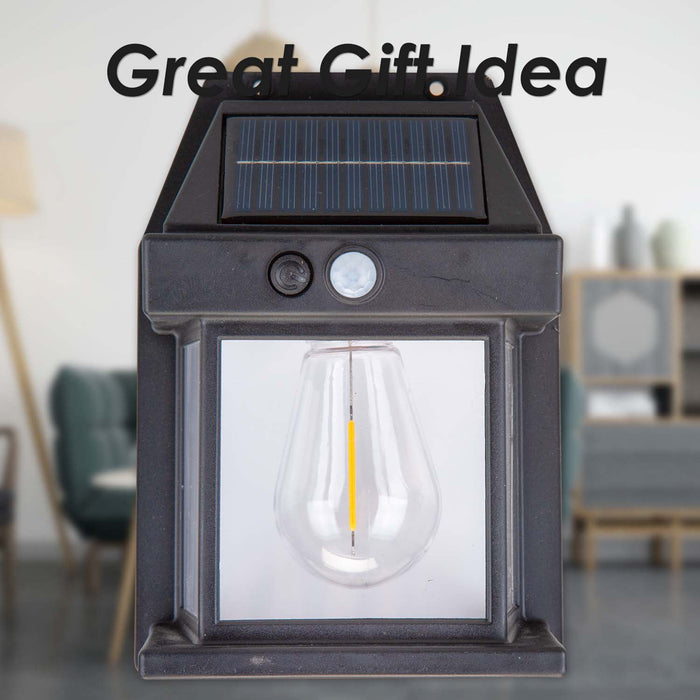 Orma Solar Security Light Motion Detector Black - 17cm x 10.5cm