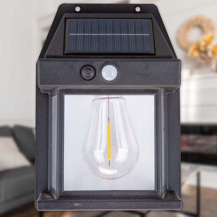 Orma Solar Security Light Motion Detector Black - 17cm x 10.5cm