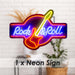 Rock & Roll Mancave Neon Light USB Powered Multi - 30cm x 40cm
