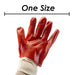 Gardening Work Gloves Dipped Red Garden Tools Accessories, Garden Work  16cm Red