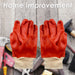 Gardening Work Gloves Dipped Red Garden Tools Accessories