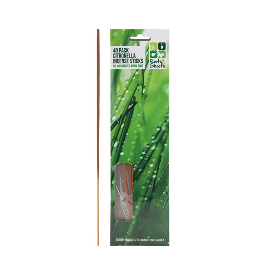 Citronella Incense Stick Natural Insect Repellent, Summer Evening  26cm Brown