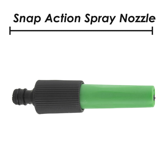 Snap Action Spray Nozzle Gardening Tools Accessories, Garden Work  13cm Green