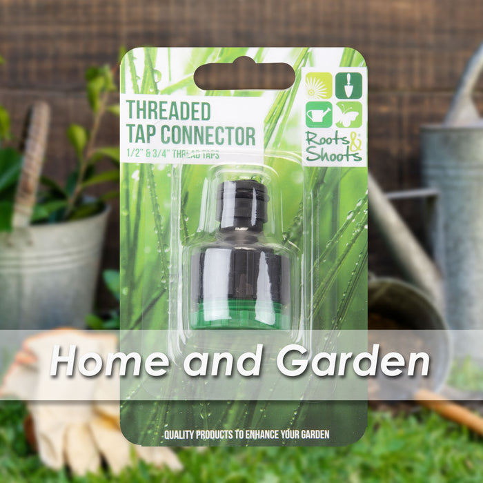 Threaded Tap Connector Gardening Tools Accessories, Garden Work 4. 5cm Green