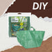 Jumbo Garden Bags Strong Secure Handles, Refuse Sacks Large Green
