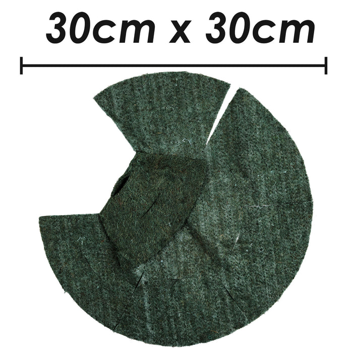 12" Jute Basket Liner Gardening Tools Accessories, Garden Work Green