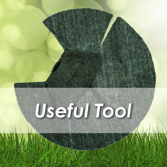 12" Jute Basket Liner Gardening Tools Accessories, Garden Work Green