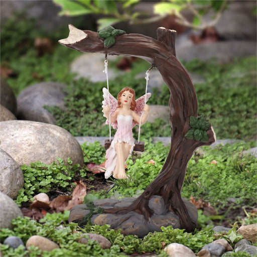 Fairy on a Swing, Garden Ornament