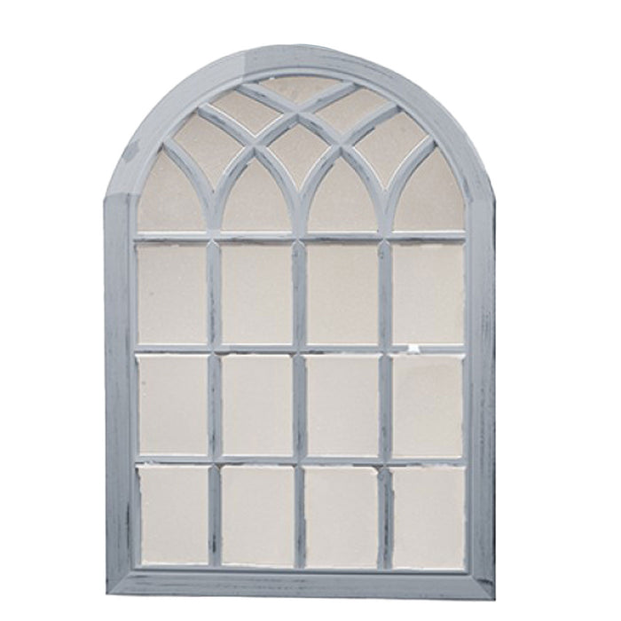 Arched Garden Mirror for Gardens Distressed 50. 78. X Grey