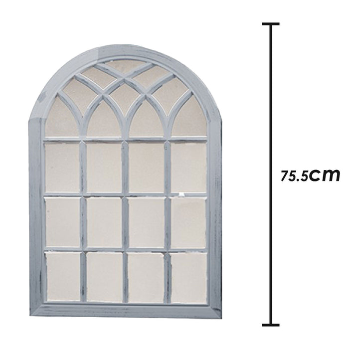 Arched Garden Mirror for Gardens Distressed 50. 78. X Grey