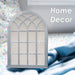 Arched Garden Mirror for Gardens Distressed 50. 78. X Grey