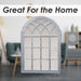 Arched Garden Mirror for Gardens Distressed 50. 78. X Grey