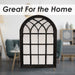Arched Garden Mirror for Gardens Distressed 50. 78. X Bronze