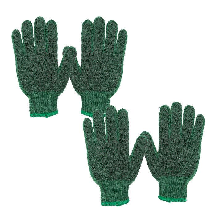 Garden Gloves Rubber Dot Grip Strech Tools Accessories 2 One Size