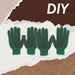 Garden Gloves Rubber Dot Grip Strech Tools Accessories 2 One Size