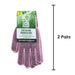 Garden Gloves Rubber Dot Grip Strech Tools Accessories 2 One