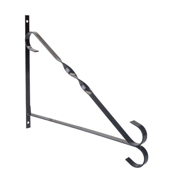 Hanging Basket Bracket 11" with Screws Gardening Tools Accessories  28cm Black