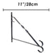 Hanging Basket Bracket 11" with Screws Gardening Tools Accessories  28cm Black