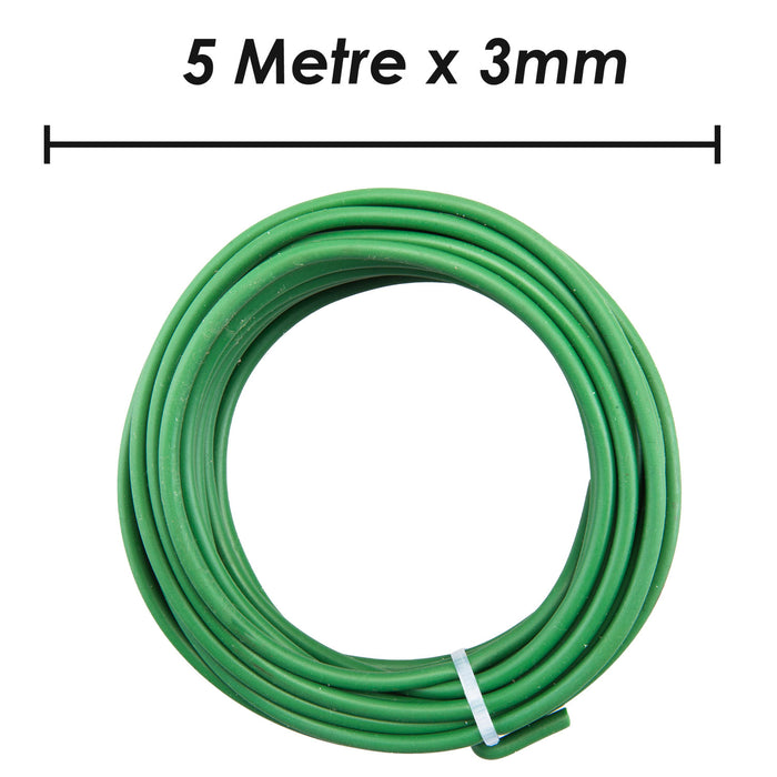 Garden Wire 5M Plastic Coated Gardening Tools Accessories  5 Metre Green