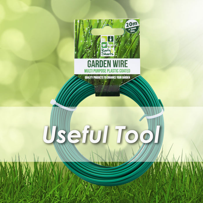 Garden Wire 20M Plastic Coated Gardening Tools Accessories 100 Metre