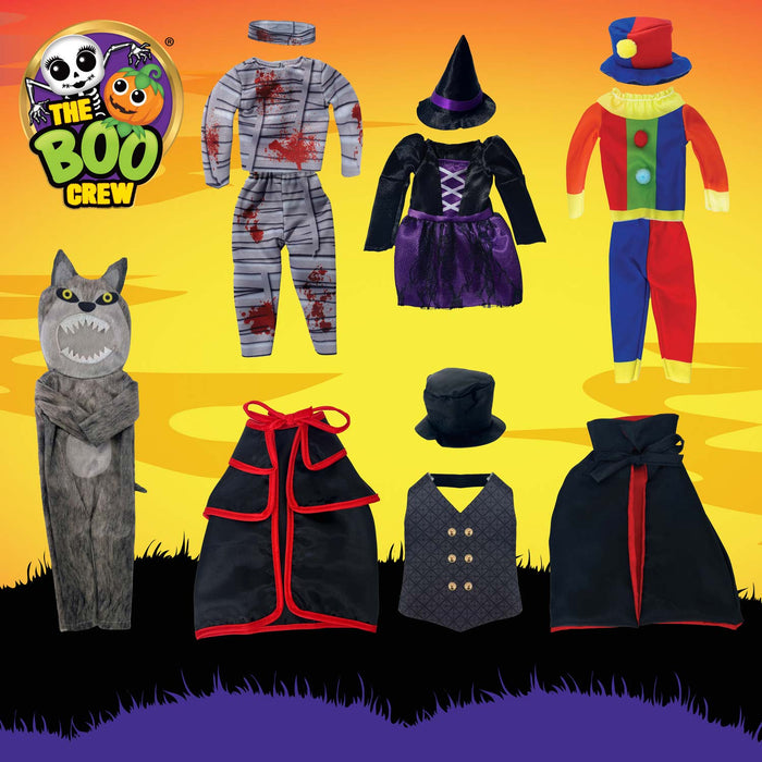 The Boo Crew - Halloween Doll Witches Costume, Tradition for Kids & Adults