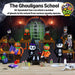 The Boo Crew - Halloween Bunting Pumpkin Skeleton, Spooky Wall Decoration
