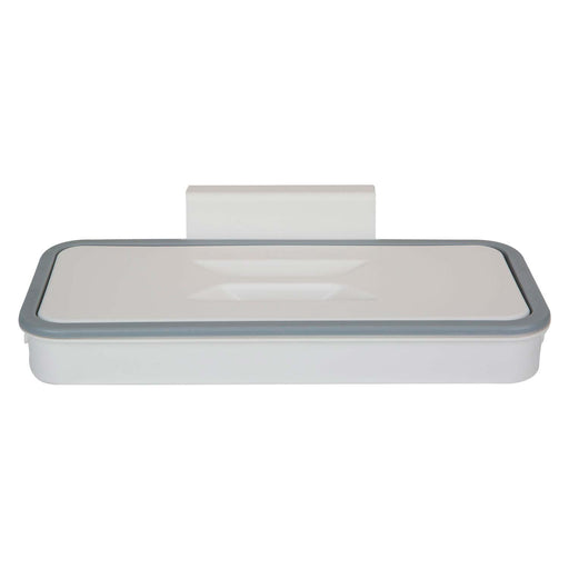 Door Trash Bin Over Drawer Light Weight 24cm x 11. 5cm x 5. 7cm Grey X 1