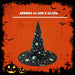 Halloween Witch Hat Glow in the Dark Hallows Party, Trick or Treat 44.