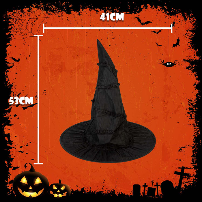 Halloween Wicked Witch Hat | Party Accessories | Black