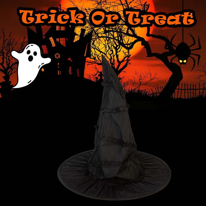 Halloween Wicked Witch Hat | Party Accessories | Black