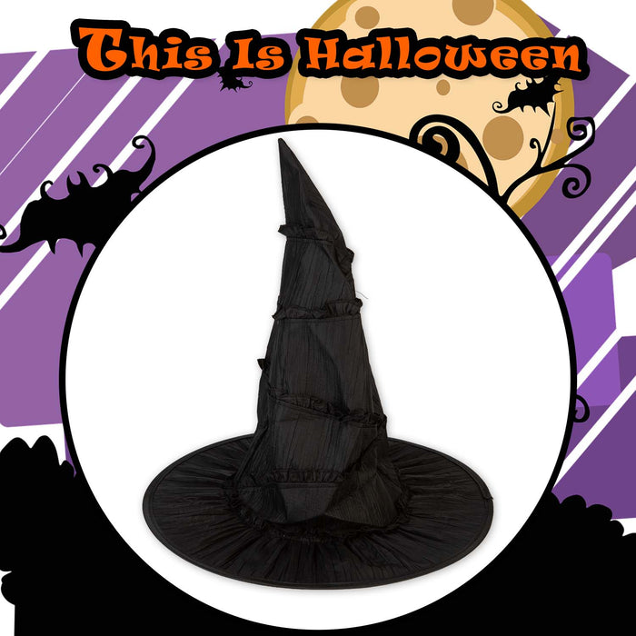 Halloween Wicked Witch Hat | Party Accessories | Black