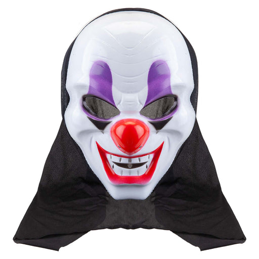 Halloween Clown Mask with Hood Halloween Party, Trick or Treat 46cm