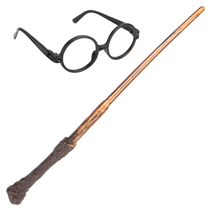 Halloween Wizard Wand & Spectacles | Party Accessories | Wizards Set
