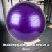 Exercise Ball Hand Pump Included 55cm x 55cm Purple X 1