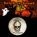 Halloween Skull Bowl Round Dish Party, Trick or Treat White