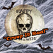 Halloween Skull Bowl Round Dish Party, Trick or Treat White