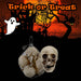 Halloween Skulls Decoration Pack Trick or Treat Party 7cm 5 Pack White