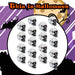 Halloween Skulls Decoration | 18 Pack | Party Decoration | White