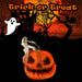 Halloween Laughing Pumpkin Animated Prop Light Up Eyes Moving Head