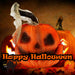 Halloween Laughing Pumpkin Animated Prop Light Up Eyes Moving Head