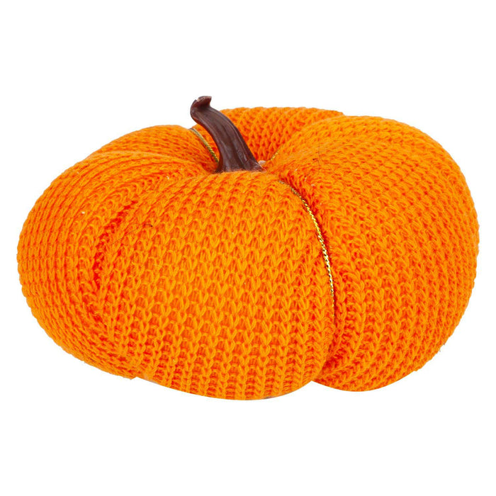Pumpkin Soft Toy Halloween Themed Plush 5.5cm x 10.5cm White X 1