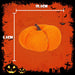 Pumpkin Soft Toy Halloween Themed Plush 5.5cm x 10.5cm White X 1