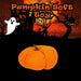 Pumpkin Soft Toy Halloween Themed Plush 5.5cm x 10.5cm White X 1