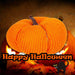 Pumpkin Soft Toy Halloween Themed Plush 5.5cm x 10.5cm White X 1