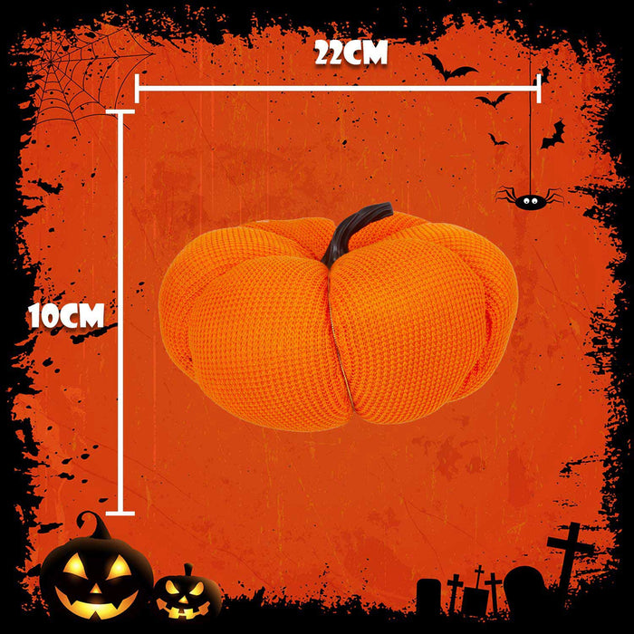Pumpkin Soft Toy Halloween Themed Plush 10cm x 22cm Purple X 1